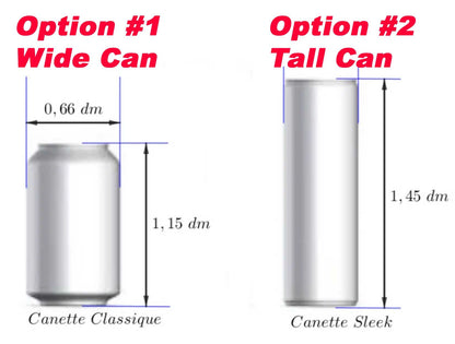 Porte-Canette Médiéval en Bois - Idéal pour Canettes de 33cl Longues ou Épaisses | Anti-Condensation | Accessoire Original pour Soirées