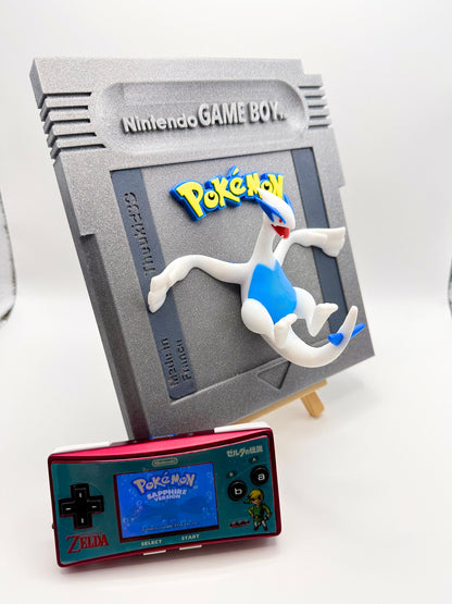 Giant Pokemon Silver Lugia Gameboy Color Cartridge  - Wall decorartion hand made